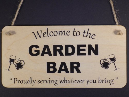 Welcome the garden bar - bar, "
