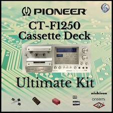 Pioneer f1250 cassette deck - ct-f1250,