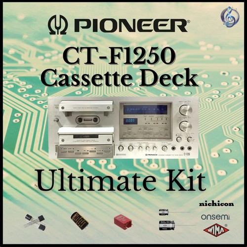 Pioneer f1250 cassette - ct-f1250, deck
