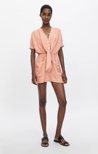 NEW ZARA SZM Jumpsuit with a