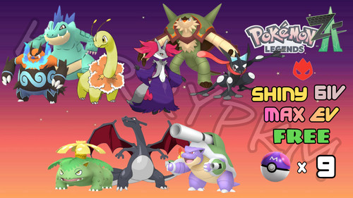 Combo shiny alpha - shiny, evolved