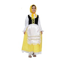 Costume Popolana Giallo Tg