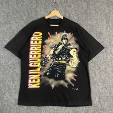 T-shirt nera vintage Pugno
