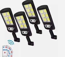 4X FARETTI da Esterno con Luci  LED FARETTO PANNELLO SOLARE Sensore di MOVIMENTO