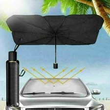 Parasole Per Auto Parabrezza Anteriore Ombrello Portatile Pieghevole 125x65cm