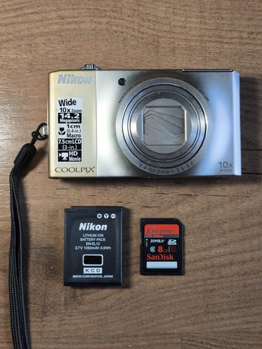 Nikon coolpix s8000 silver - nikon,