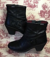 Stivaletti Camper neri in pelle con tacco a blocco taglia EU 39 UK 6