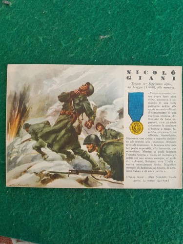 Cartolina medaglia oro - medaglia,