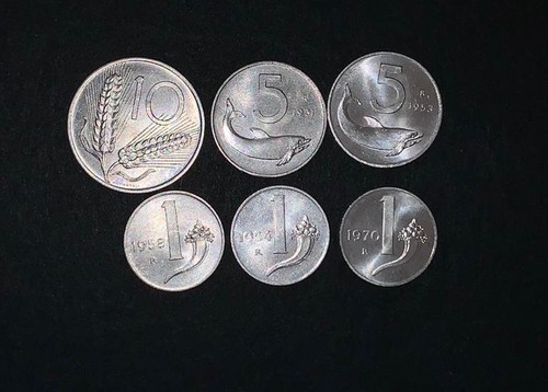 Repubblica italiana lotto 6 - italiana, da