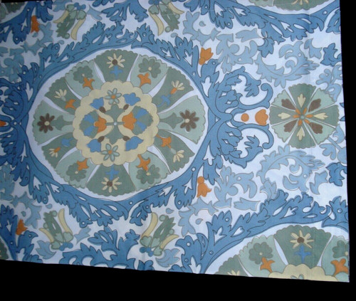 Fienile ceramica blu giallo - fienile,