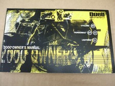 Manuale del conducente, owner manual, Buell® M2, X1, S3, 2000, 99478-00Y inglese