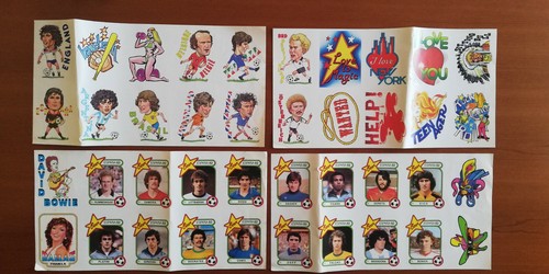Lotto 150 stickers - panini, anni