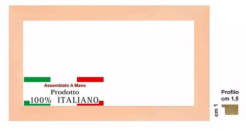 Cornice rosa pastello legno - rosa,