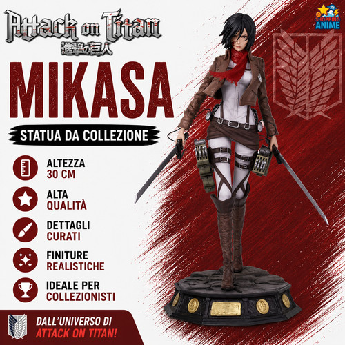 Action figure mikasa ackerman - action,