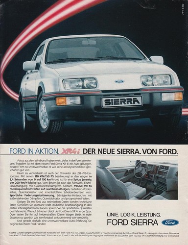 Ford sierra xr4i pubblicità - ford,