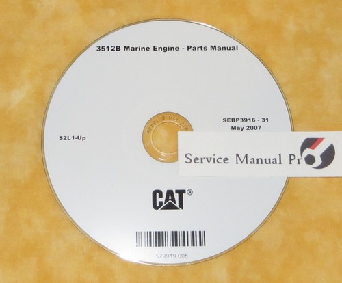 Sebp3916 caterpillar 3512b - sebp3916,