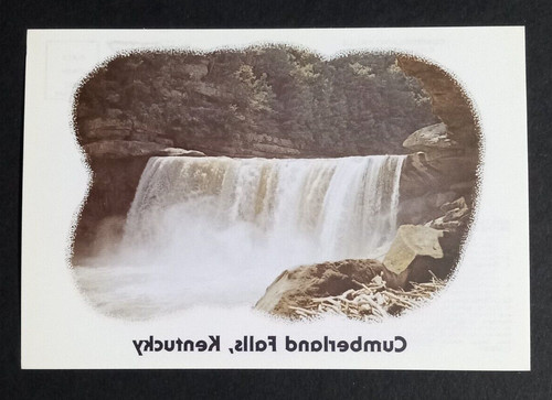 Cartolina cumberland falls - cumberland,