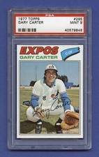 1977 GARY CARTER PSA 9 COME