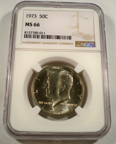 1973 clad ngc ms66 kennedy - 1973,