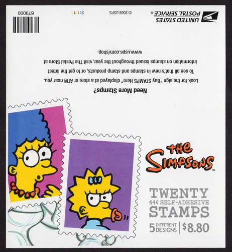 Scott 4403b simpson - scott, 44¢