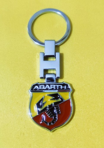 Portachiavi abarth acciaio - portachiavi,