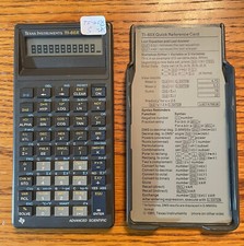Calcolatrice vintage Texas Instruments TI-60X Sci/Prog -- TESTATA/NUOVA BAT/ALTRO (5)