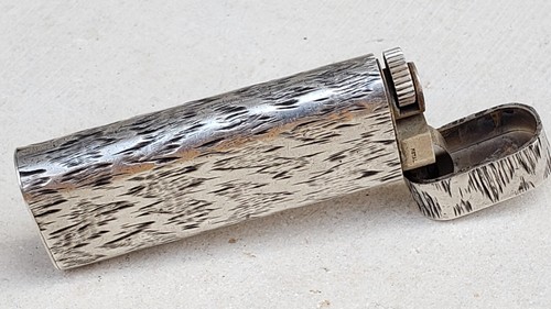 Accendino vintage argento - accendino,