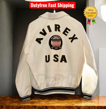 Giacca da uomo Avirex bianca