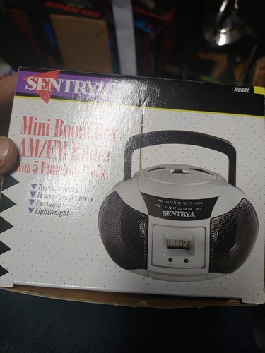Boombox sentrya radio - boombox,