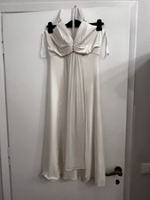 Abito Bianco Con Laccetti Sulla Schiena Marilyn Monroe Stile Tg 8