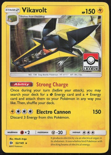 Carte pokémon vikavolt stamp - carte,