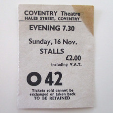 Queen 1975 coventry - queen, theatre
