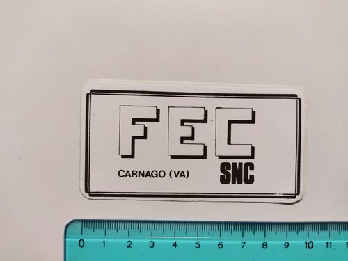 Adesivo fec carnago varese - adesivo,
