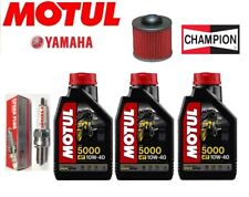 KIT TAGLIANDO YAMAHA XT TT E 600 TTR 600 OLIO MOTUL 5000 10W40 FILTRO + CANDELA