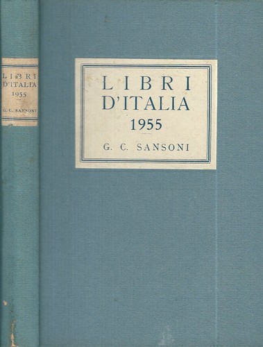 Libri italia 1955 - libri, d'italia