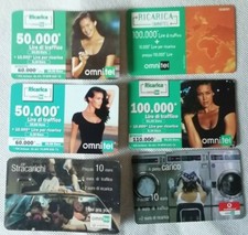 SCHEDE TELEFONICHE USATE RICARICA OMNITEL