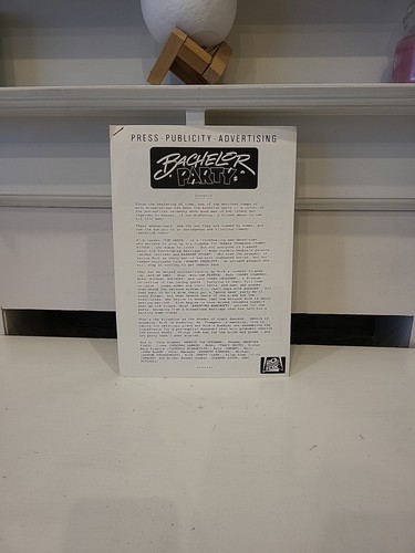 Bachelor party film press kit - bachelor,