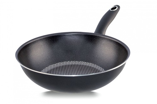 Padella wok nera con - , in