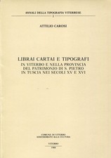 Librai, cartai e tipografi in