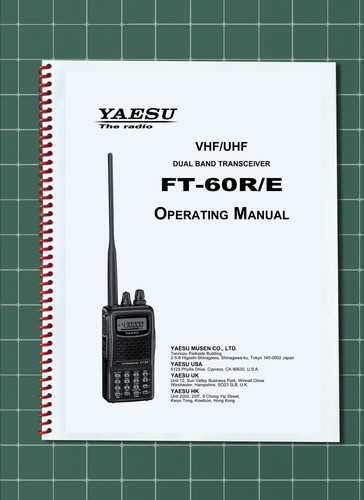 Yaesu 60r manuale - ft-60r/e, —