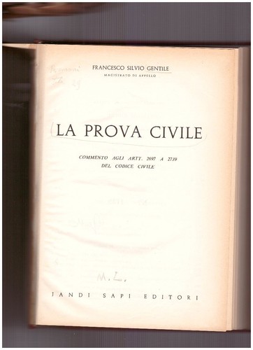 Prova civile commento agli - la,