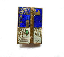 PIN SPILLA VENTENNIO DISTINTIVO FASCISMO FORZE CIVILI AFPI