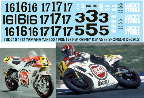 Decals per yamaha yzr500 - per,