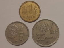 Lotto monete Spagna 1980 -