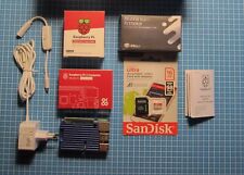 Raspberry pi 4 8gb Starter Kit Completo + Aluminium Armor Case dissipatore