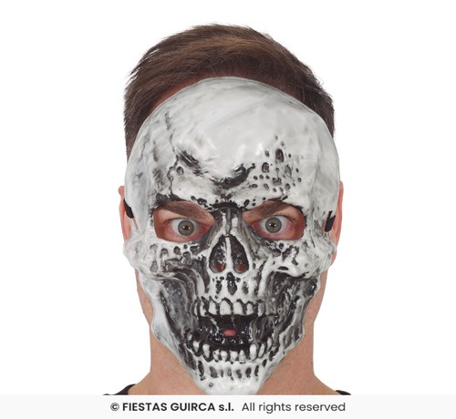Maschera teschio plastica - maschera,