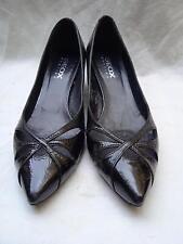 DECOLTE' DONNA GEOX ORIGINALI n. 39 nere IN VERA NAPPA LUCIDA cod. C9999BLK  
