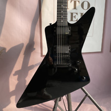 Explorer Black Chitarra Elettrica James Hetfield Snakebyte HH Pickups Ponte Fisso