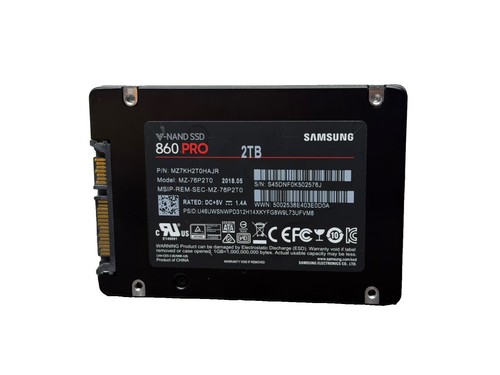 Samsung 860 pro - 2tb, 2,5"