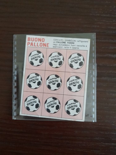 Figurina buono pallone panini - pallone,